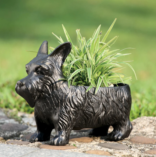 Scottie Dog Planter | SPI Home | 33392