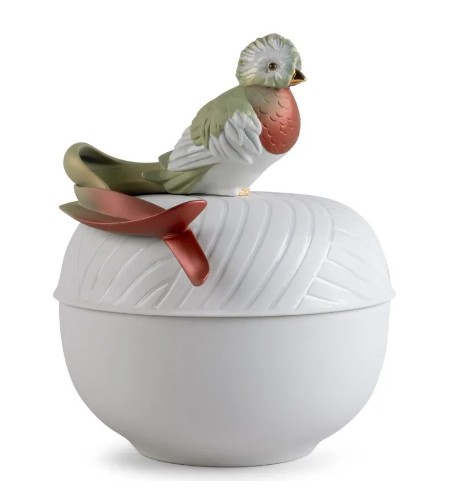 Quetzal Porcelain Box | Lladro Hummingbird