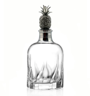 Pineapple Modern Decanter| Pewter | Menagerie