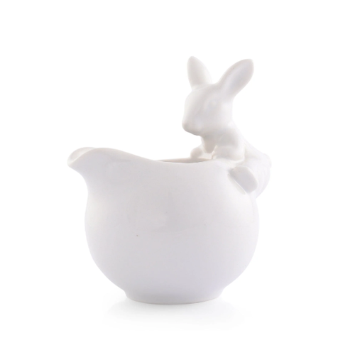 Porcelain Climbing Bunny Creamer| Dishes | Arthur Court Design