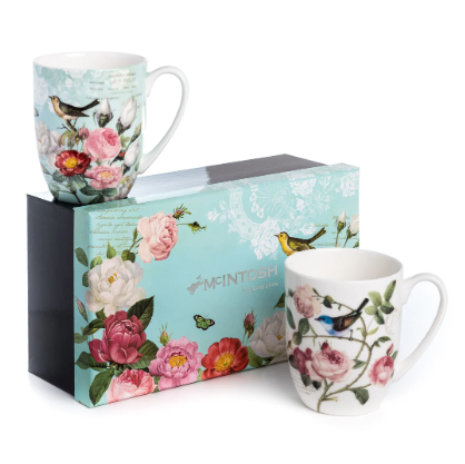 Bird Bone China Mug Set of 2 | McIntosh Trading Bear Mug