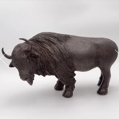 Clockwork Buffalo Hand Sculpted Buffalo Sculpture | Bronwen Weber