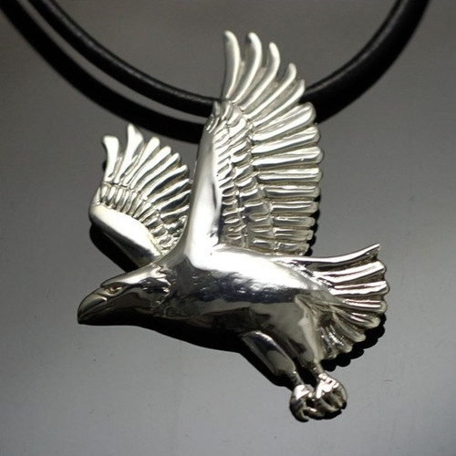 Eagle Necklace Pendant Sterling Silver Anisa Stewart