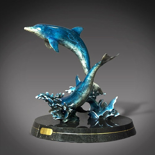Dolphin Sculpture | Bronze | Barry Stein | Out of the Blue