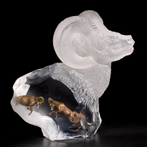 Bighorn Ram Sculpture | Mountain Spirit | Starlite Originals