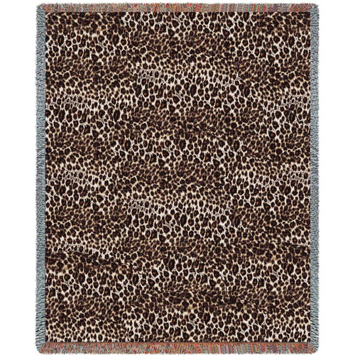 Cheetah Blanket | Woven Throw | Pure Country