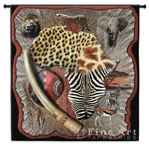 African Wall Hanging | Tapestry | Safari | Fine Art Tapestries