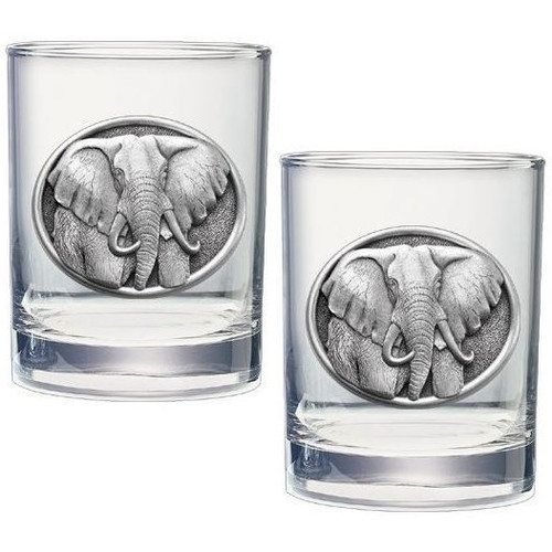 Hipster Elephant with a top hat drinking glass — Mixing Spirits