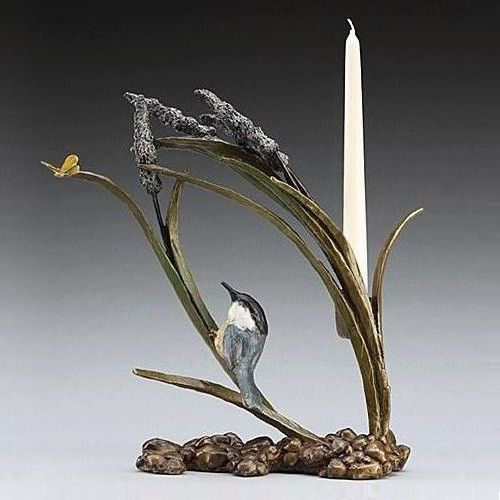 Chickadee Sculpture | Candle Holder | Catch Ya Later | Mark Hopkins