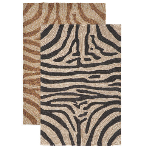 Zebra Area Rug | Safari Decor | Zebra Print
