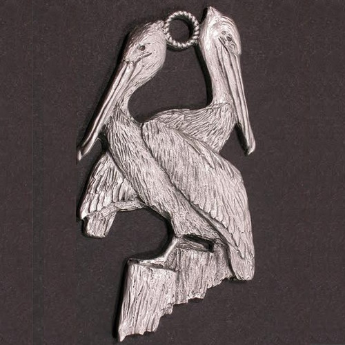 Pelican Ornament | Pewter Pelican Ornament | Schumann