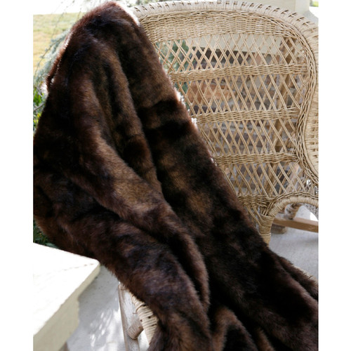 Bear Faux Throw Brown Bear Fur Blanket Carstens