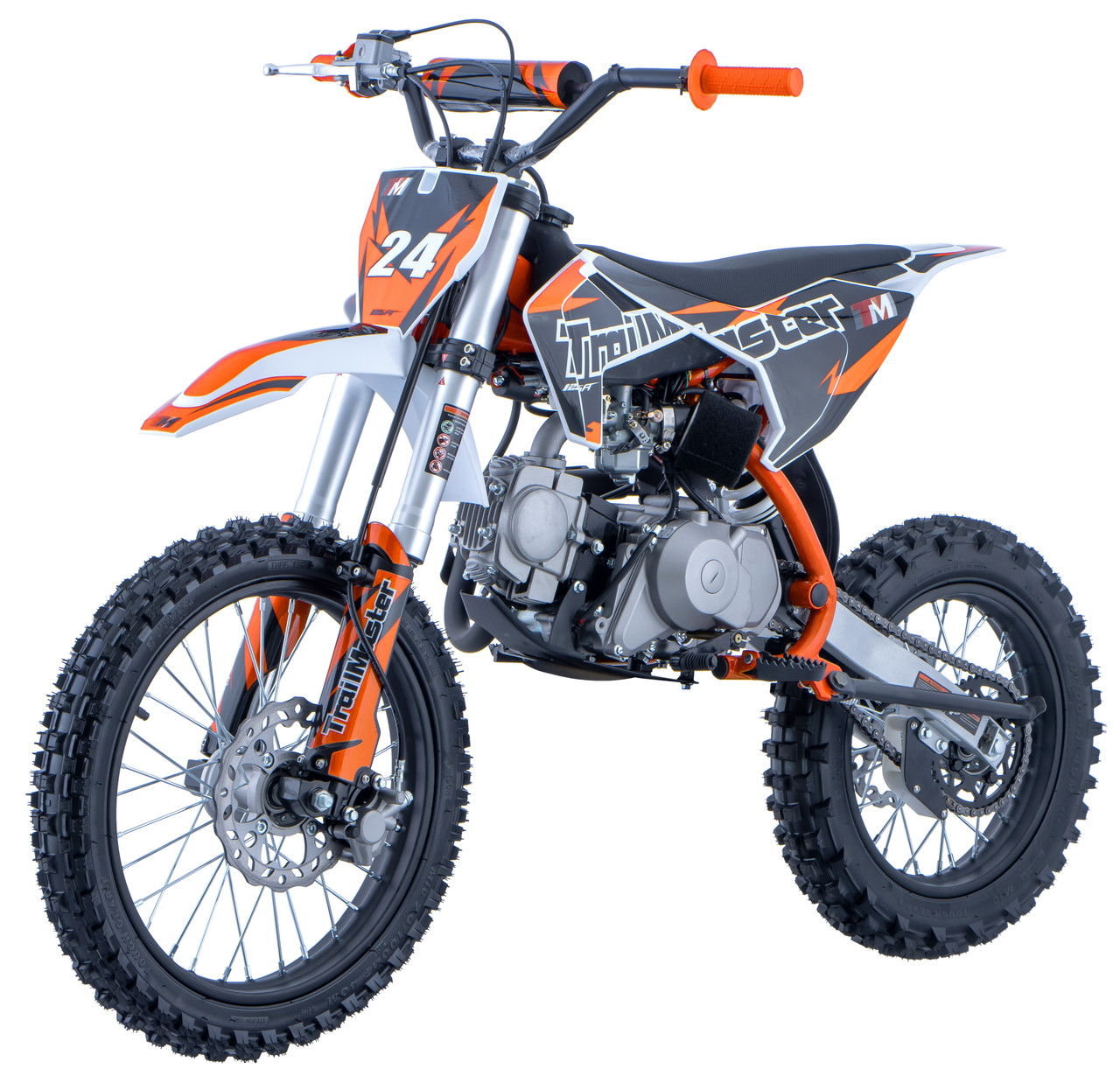 TrailMaster 125cc Dirt Bike, TM24-125 Semi-Automatic Clutch (17/14)