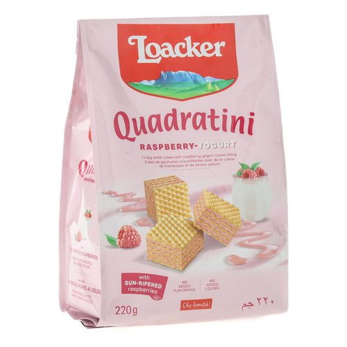 Quadratini Lampone Yogurt 220g