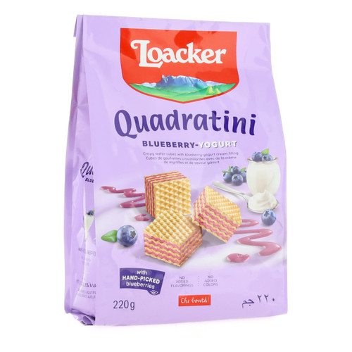 Quadratini Mirtillo nero Yogurt 220g