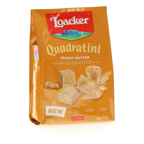 Quadratini Peanut Butter 250g