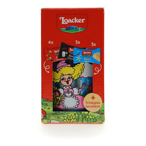 Loacker Minis Mix Bicchiere Gnometti n.2 Vanigliola 100g