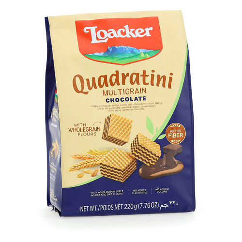 Quadratini Multicereali Chocolate 220g