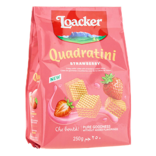Quadratini Fragola 250g