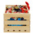 Cassettina di legno, confezione regalo con fiocco 700g