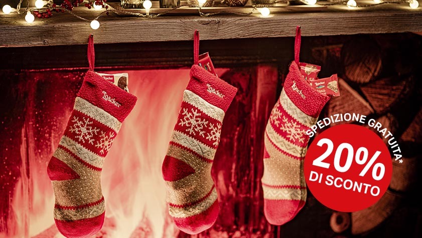 Spedizione gratuita e 20% sulla Calza della Befana XL