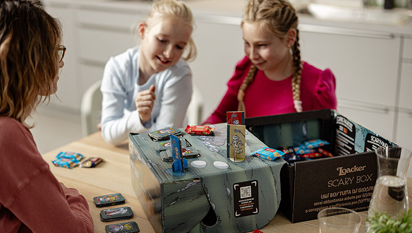 Scarybox due giochi divertenti e tanti minis all'interno