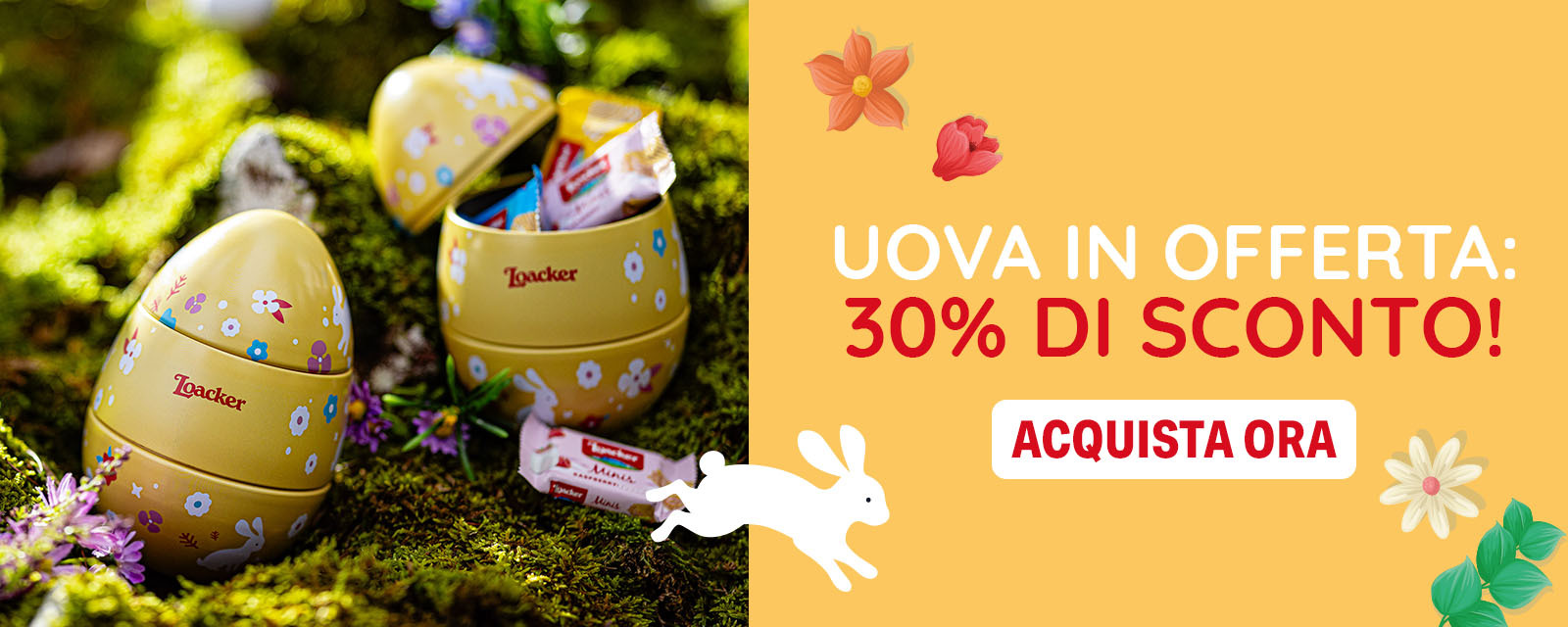 Uova di pasqua al -30%