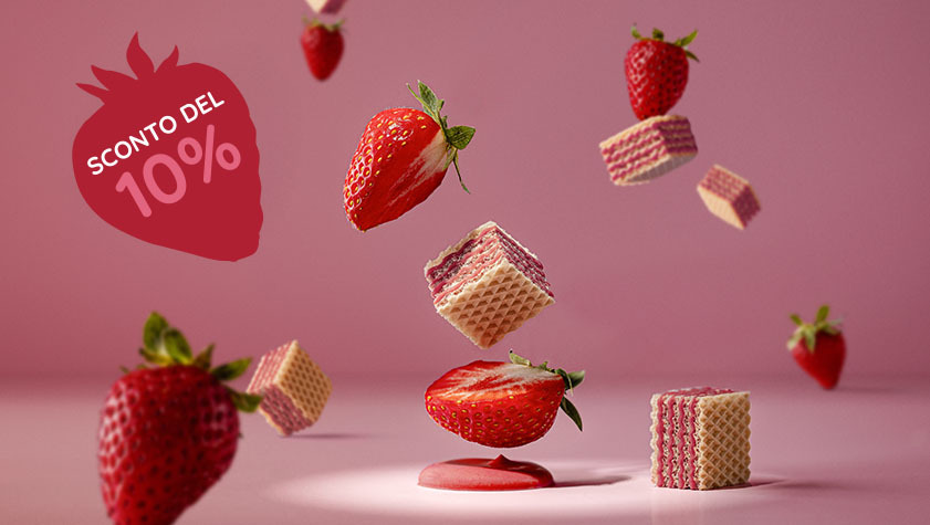 Sconto del 10% sul nuovo gusto fragola!