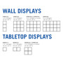 Wall Display size Chart