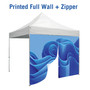 Tent Full Wall with Zipper Graphic