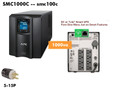 SMC1000C - APC Starter SmartUPS 1000va (120v LCD ) - Refurbished