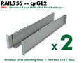 RAIL756 - GLH Rails Rail Kit (150lb+ Rail Kit) - NOB