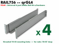 RAIL756 - GLH Rails Rail Kit (150lb+ Rail Kit) - NOB