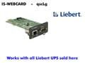 IS-WEBCARD - Liebert Intellislot Webcard (Web Mngmnt) - Refurbished