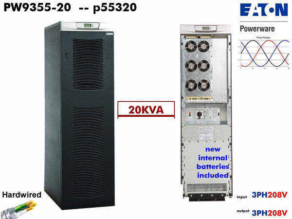 KB2013100000010 - Eaton 9355 3phase 20000va (208v ) - Refurbished