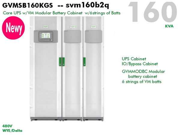 GVMSB160KGS+B2 - Galaxy VM 160000va (3p/480v - BundleTwo) - New GVMSB160KGS+B2 - Galaxy VM 160000va (3p/480v - BundleTwo) - New
