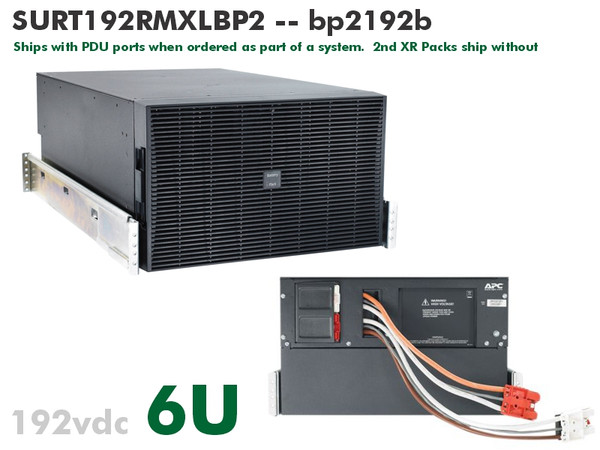 SURT192RMBP2 - APC SURT External Battery (6U - 192vDC) : Refurbished