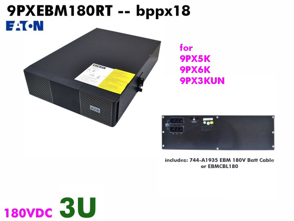 9PXEBM180RT - Eaton 9PX External Battery (3U - 180vDC) : Refurbished