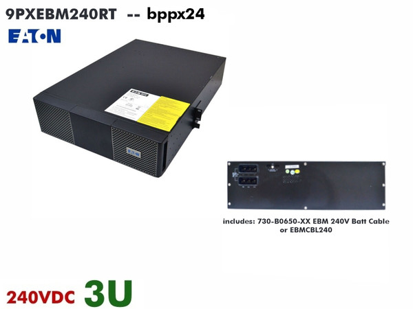 9PXEBM240RT - Eaton 9PX External Battery (3U - 240vDC) : Refurbished