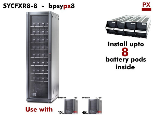 SYCF8BF - Symmetra PX External Battery (Cabinet - 192vDC) : Refurbished SYCF8BF - Symmetra PX External Battery (Cabinet - 192vDC) : Refurbished