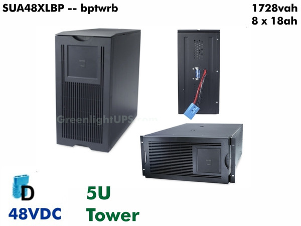 SUA48XLBP - APC SUA External Battery (Tower/5U - 48vDC) : Refurbished SUA48XLBP - APC SUA External Battery (Tower/5U - 48vDC) : Refurbished