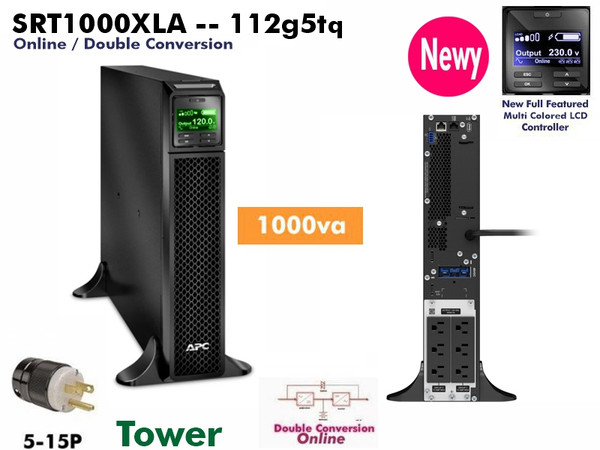 SRT1000XLA - APC SRT Online 1000va (120v 1kva Online ) - NOB