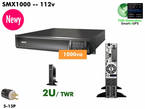 SMX1000 - APC SmartUPS LCD 1000va (120v Rack Tower ) - NOB