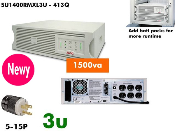 SU1400RMXL3U - APC SmartUPS 1400VA (120v - Beige) - NOB