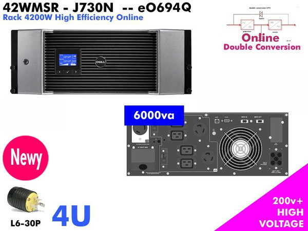 J730N -42WMSR - Dell Smarter 6000VA (208v - L630P 6kva) - NOB