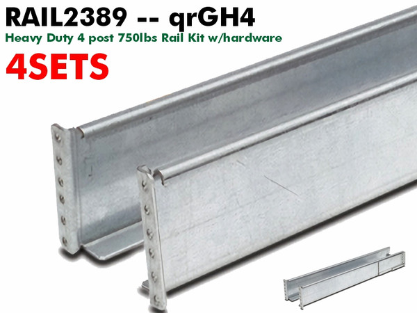 RAIL2389 - GLH Rails Rail Kit (500lb+ Rail Kit) - NOB