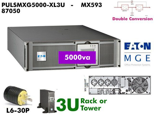 87050 - MGE Pulsar 5000VA (200-240v - Lab Ready) - Refurbished