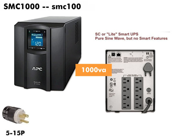 SMC1000 - APC Starter SmartUPS 1000va (120v LCD ) - Refurbished