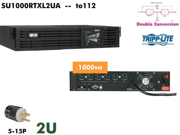 SU1000RTXL2UA - Tripplite Online 1000VA (120v - Compact) - Refurbished