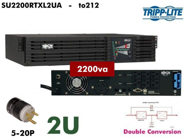 SU2200RTXL2UA - Tripplite Online 2200VA (120v - 2kva) - Refurbished